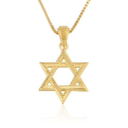 14K Gold Classic Star of David Pendant