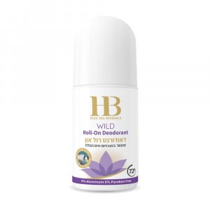 H&B Roll On Deodorant for Women Enriched with Dead Sea Minerals - Wild Purple