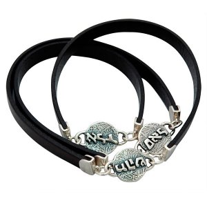 INOX Jewelry 6mm Grey, Black & Beige Nylon Cord Bracelet BRNYLON-GKB -  Beth's Jewelry Shop