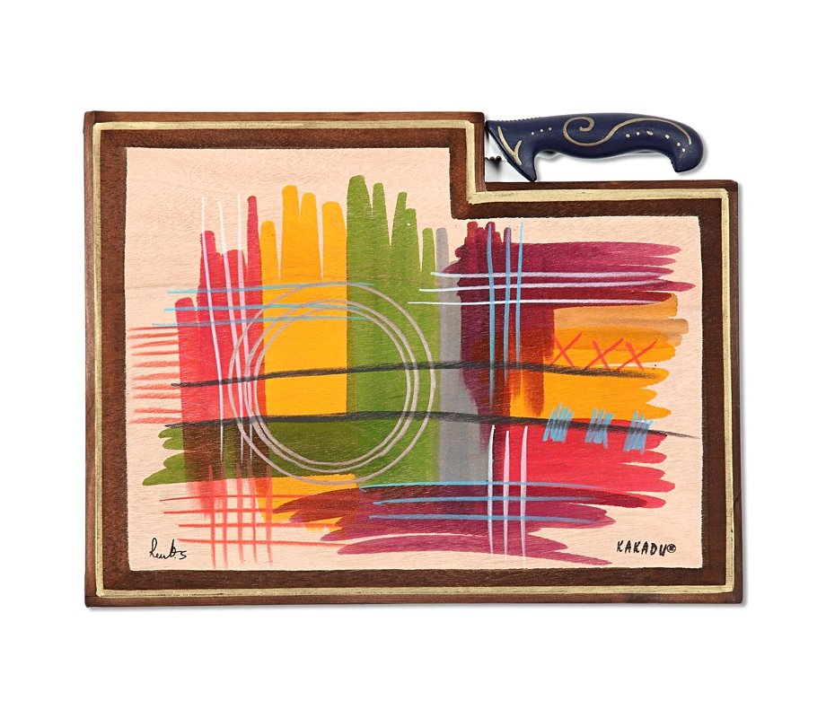 Abstract Challah Board by Kakadu