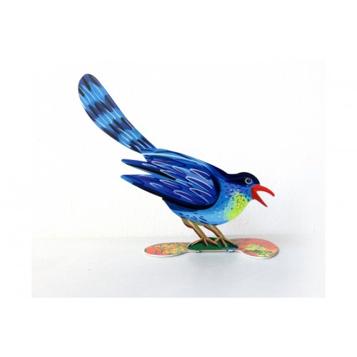 Bird in Love Free Standing Double Sided Sculpture - David Gerstein