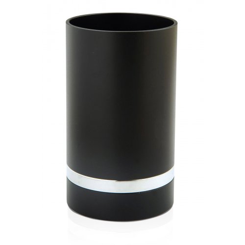 Black Anodized Aluminum Kiddush Cup by Benny Dabbah