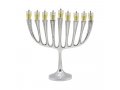 Classic Large Hanukkah Menorah, 12 Inches Height - Yair Emanuel