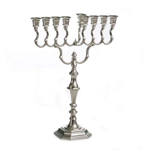 Flowing Design Chanukah Menorah