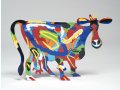 Free Standing Double Sided Sculpture - Margarita Cow by David Gerstein