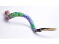 Grape Design Hand Painted Yemenite Shofar