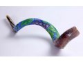 Grape Design Hand Painted Yemenite Shofar