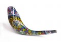 Hand Painted Jerusalem Ram's Horn Shofar