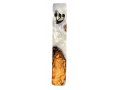 Handmade Mezuzah Case from Natural Olive Wood and Epoxy, Pearl - Eial Ovin