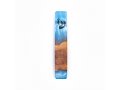 Handmade Mezuzah Case in Natural Olive Wood and Epoxy, Ocean Blue - Eial Ovin