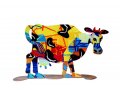 Hulda Cow Free Standing Double Sided Steel Sculpture - David Gerstein