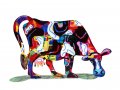 Lola Cow Free Standing Double Sided Steel Sculpture - David Gerstein