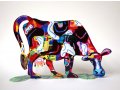 Lola Cow Free Standing Double Sided Steel Sculpture - David Gerstein