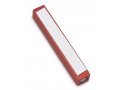 Mini Mezuzah Case with Decorative Shema Words, Red - Adi Sidler