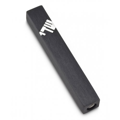 Mini Mezuzah Case with Three Lettered Hebrew Divine Name, Black - Adi Sidler