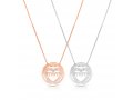 Mom Pendant on .925 Sterling Silver Necklace - Option: Silver or Rose Gold Plate