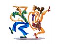 New Swingers Free Standing Double Sided Sculpture Figures - David Gerstein