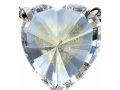 Silver I Love You Heart Zircon Necklace by Nano