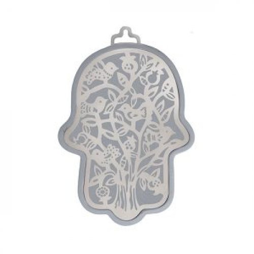 Small Wall Hamsa, Delicate Tree Overlay in a Choice of Colors - Yair Emanuel