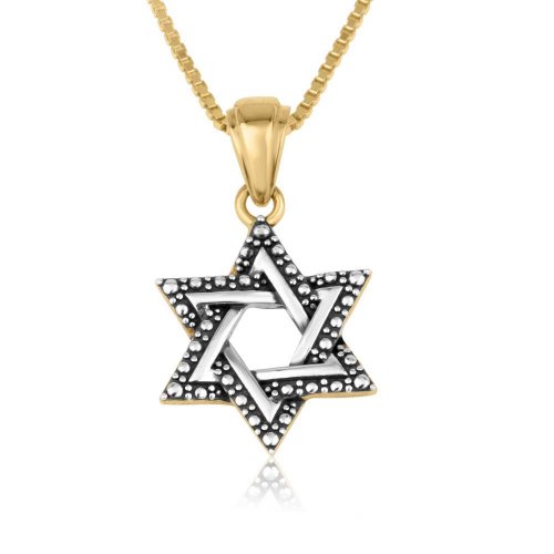 Sterling Silver Pendant Necklace - Star of David