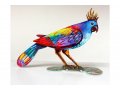 Stylish Bird Free Standing Double Sided Steel Sculpture - Stylish Bird by David Gerstein