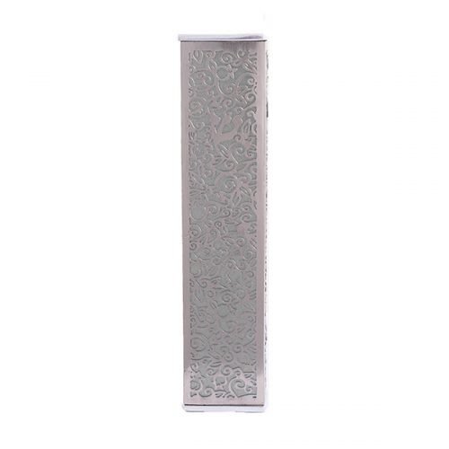 Wide Mezuzah Case with Pomegranates and Flower Cutouts - Yair Emanuel